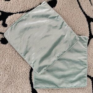 20x20 Pier 1 Blue Velvet Pillow Covers (Set of 2)